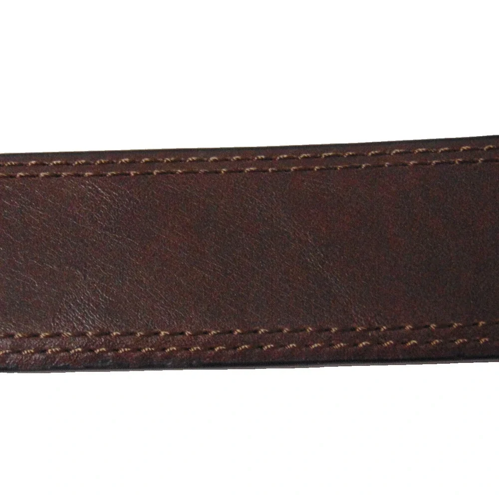 Ike Behar Men's Dress Casual Belt Size 40 Black Brown Reversible Stitching